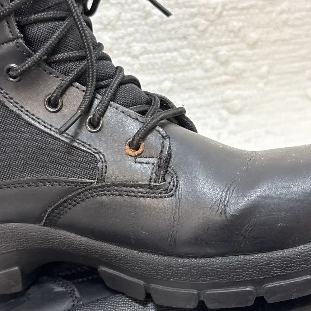 Black Texas Steer Very Black slip & oil resistant Mens size 11 US boots